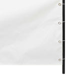 Balcony Screen Oxford Fabric  White