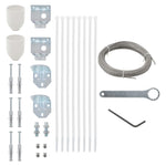 Balcony Screen Oxford Fabric  White