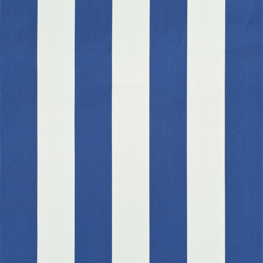 Bistro Awning 250x120 cm Blue and White