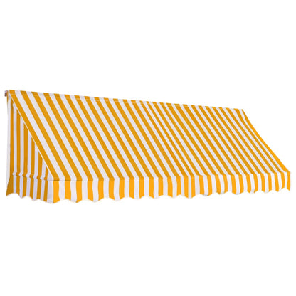 Bistro Awning 300x120 cm Orange and White