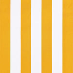 Bistro Awning Orange and White M
