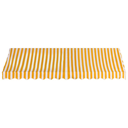 Bistro Awning 350x120 cm Orange and White