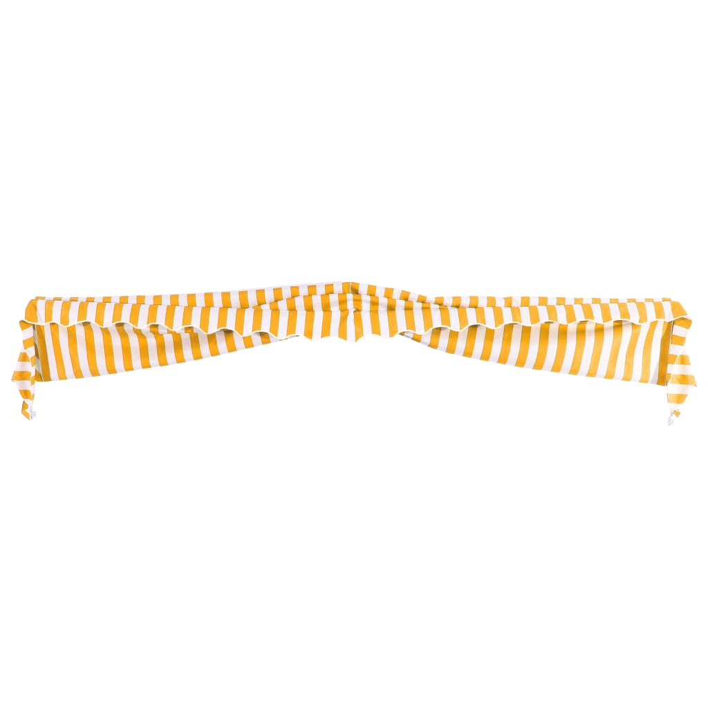 Bistro Awning 350x120 cm Orange and White