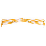 Bistro Awning Orange and White M