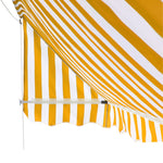 Bistro Awning Orange and White M