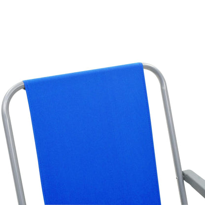 Folding Camping Chairs 2 pcs 52x59x80 cm Blue