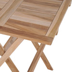 Folding Bistro Table  Solid Teak Wood