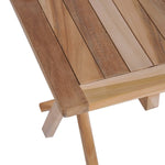Folding Bistro Table  Solid Teak Wood