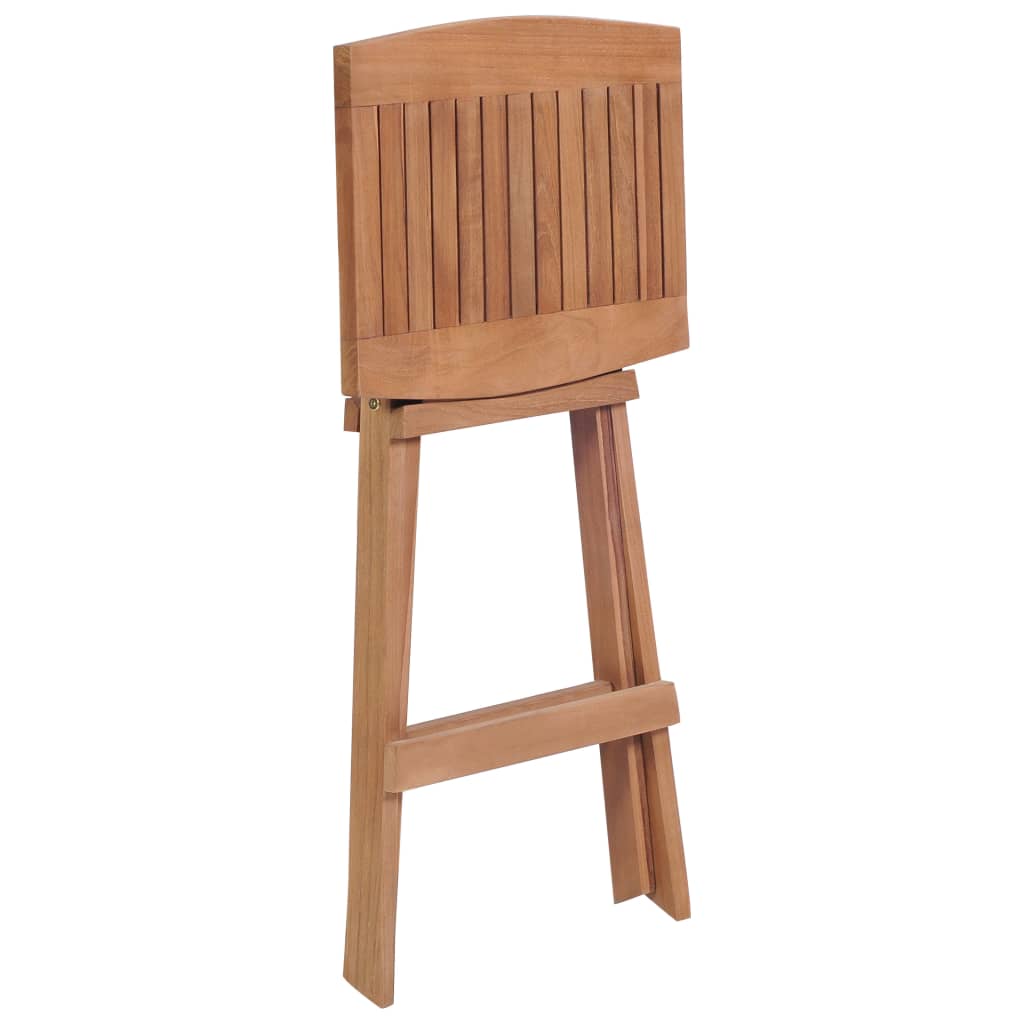 5 Piece Folding Bar Set Solid Teak Wood