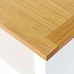 3-Tier Bookcase Solid Oak Wood