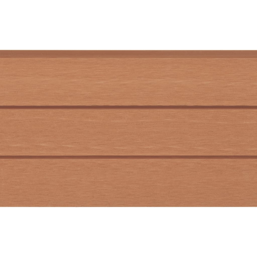 Replacement Fence Boards WPC 7 pcs 170 cm Brown