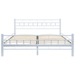 Bed Frame Metal, White