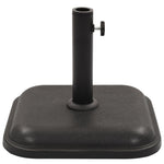 Parasol Base Black Concrete Square 12 kg