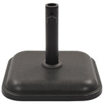 Parasol Base Black Concrete Square 12 kg