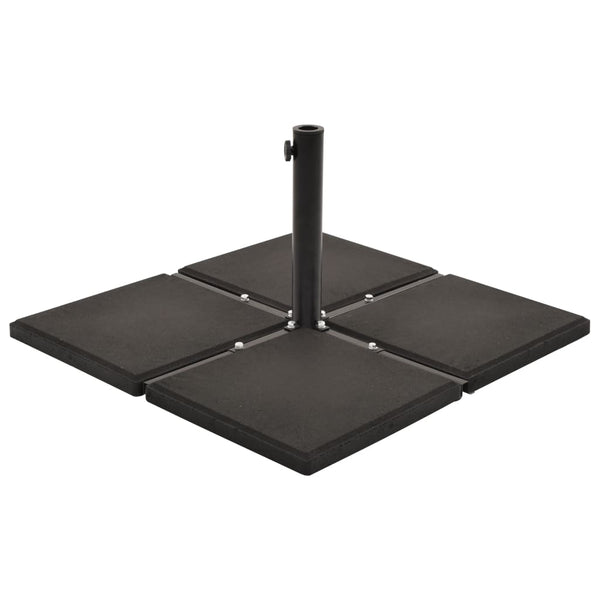  Umbrella Weight Plate Black Concrete Square 12 kg