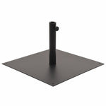 Parasol Base Black Steel Square 17 kg