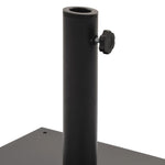 Parasol Base Black Steel Square 17 kg