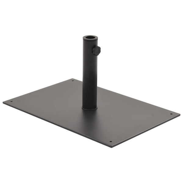  Parasol Base Black Steel 15 kg