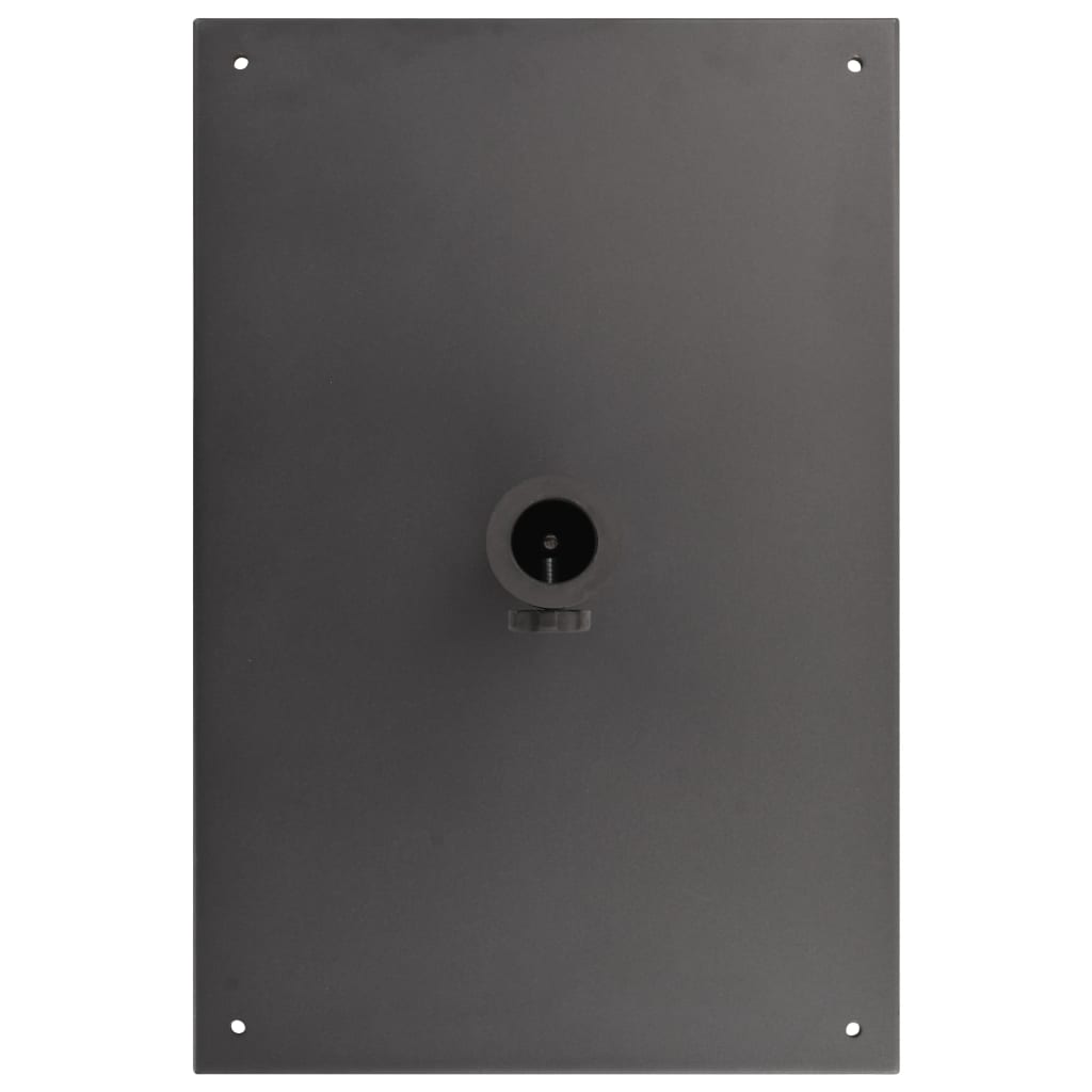 Parasol Base Black Steel 15 kg
