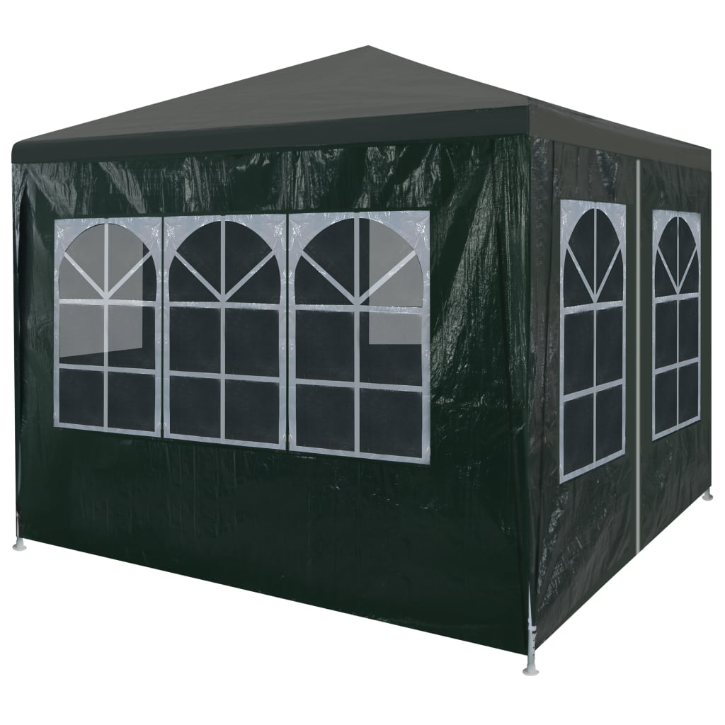 Party Tent Sidewalls 2 pcs with Window Green