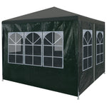 Party Tent Sidewalls 2 pcs with Window Green