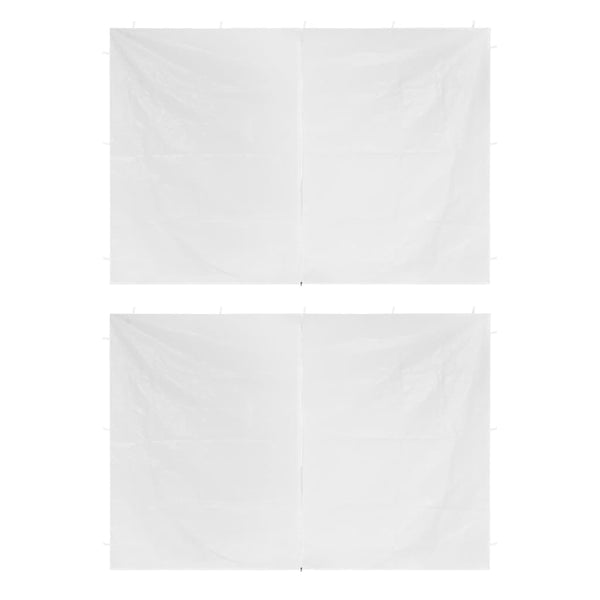  Party Tent Doors 2 pcs with Zipper White