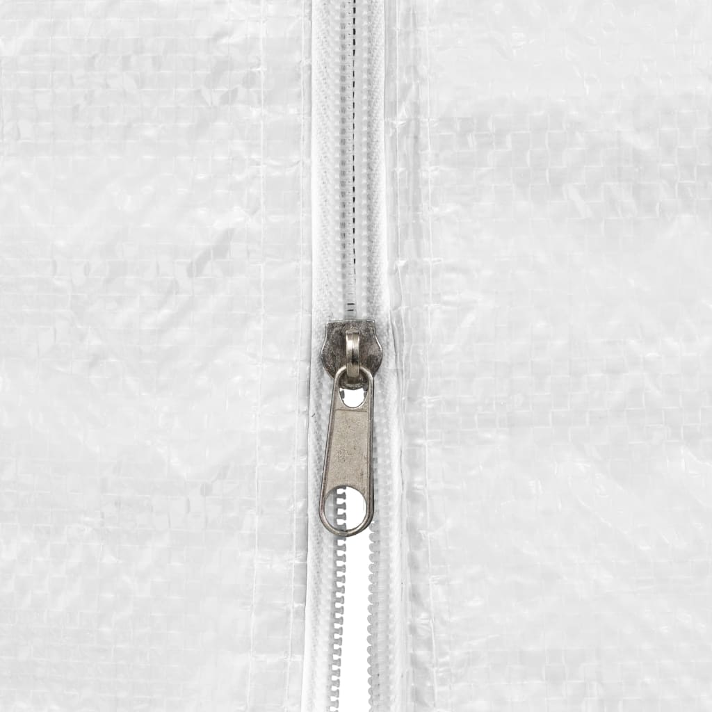 Party Tent Doors 2 pcs with Zipper White