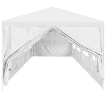 Party Tent Doors 2 pcs with Zipper White