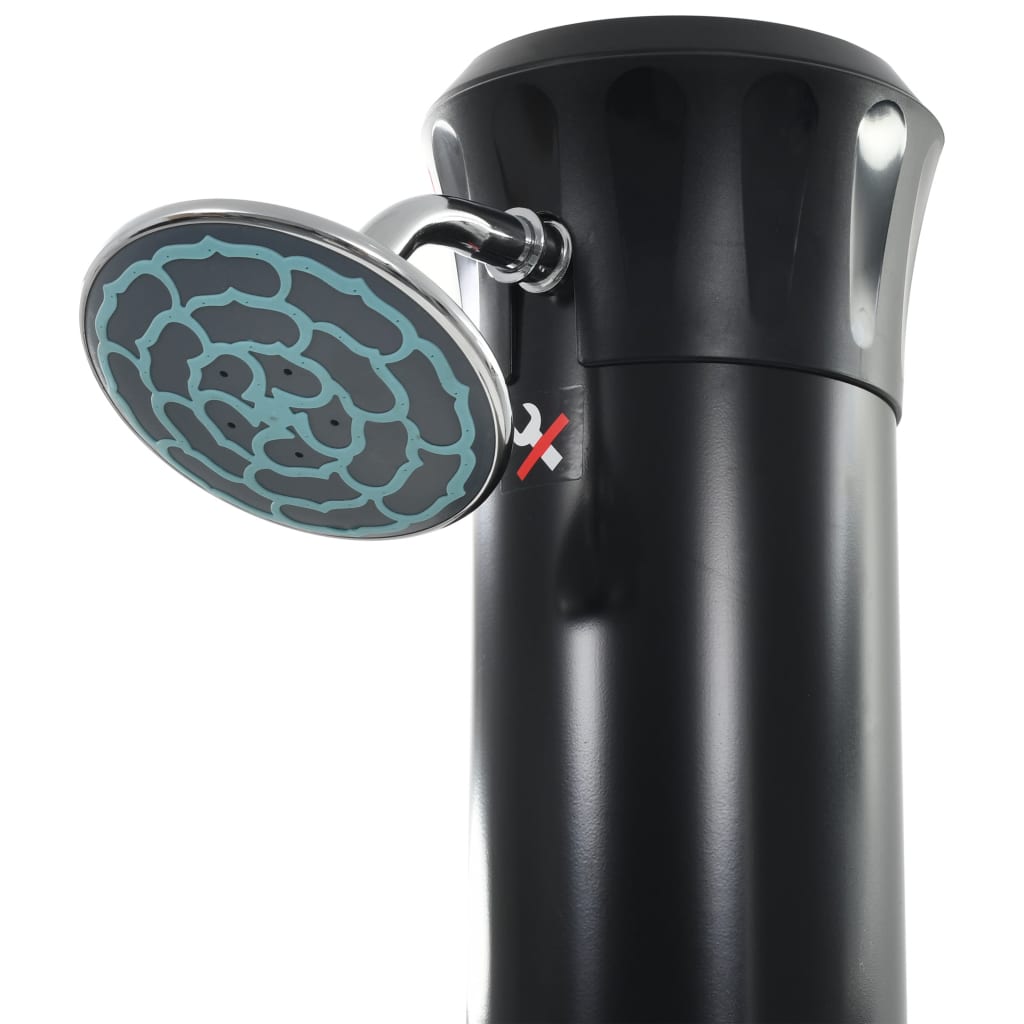 Solar Shower Black 196 cm 40 L