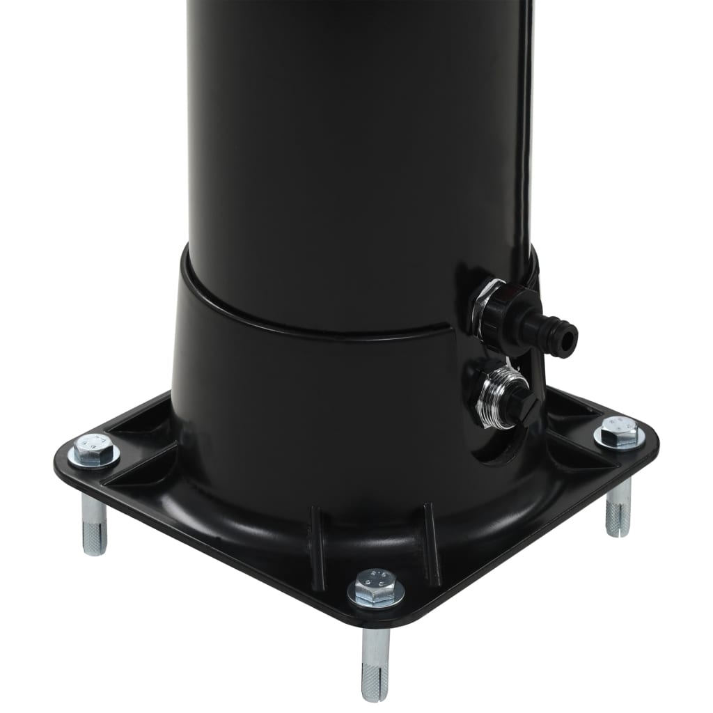 Solar Shower Black 196 cm 40 L