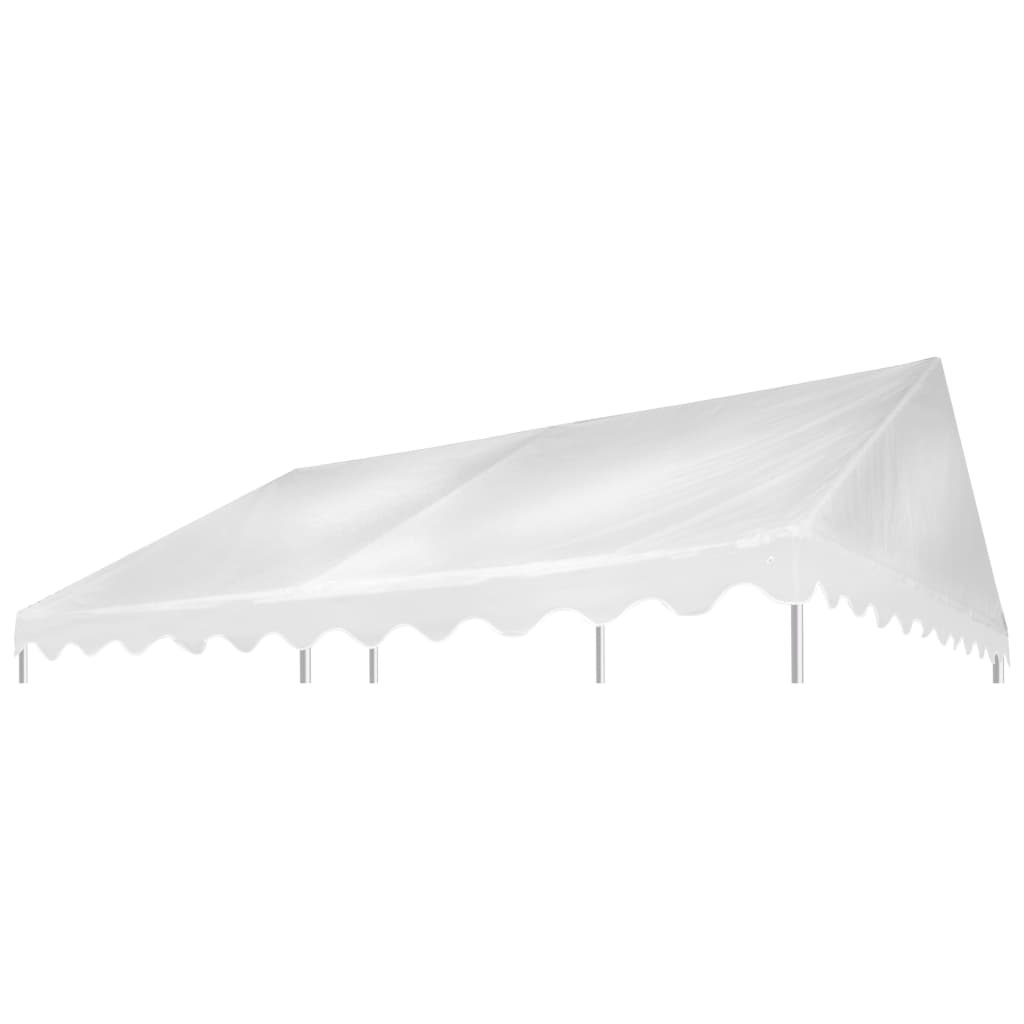 Gazebo Top Cover PVC 500 g/mÂ² 3x4 m White