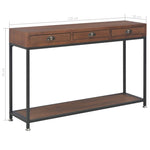 Console Table with 3 Drawers