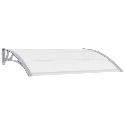 Door Canopy Grey 150x100 cm Plastic