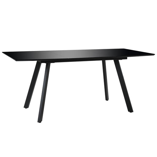 Dining Table High Gloss Black 180x90x76 cm MDF