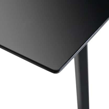 Dining Table High Gloss Black 180x90x76 cm MDF