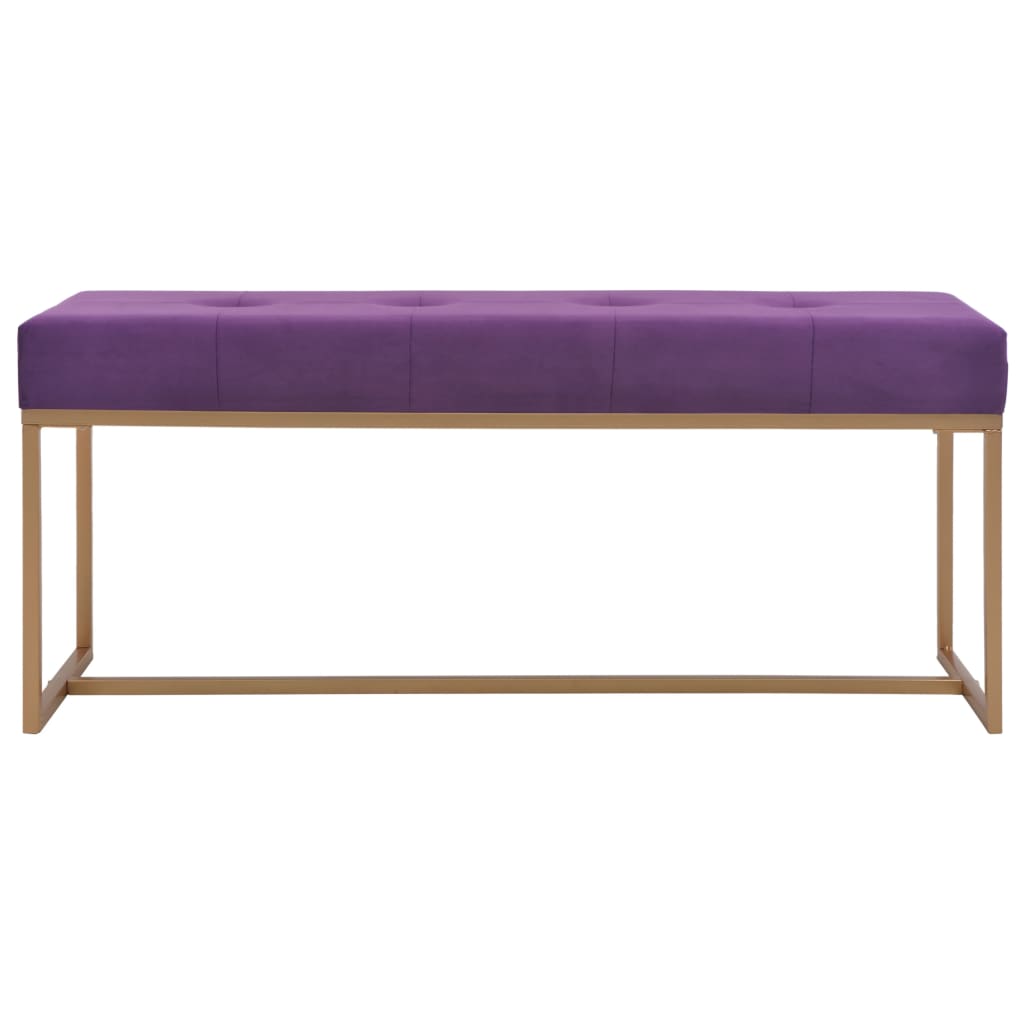 Bench 120 cm Purple Velvet
