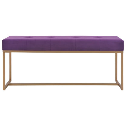 Bench 120 cm Purple Velvet