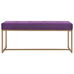 Bench 120 cm Purple Velvet