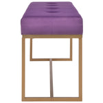 Bench 120 cm Purple Velvet