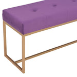 Bench 120 cm Purple Velvet