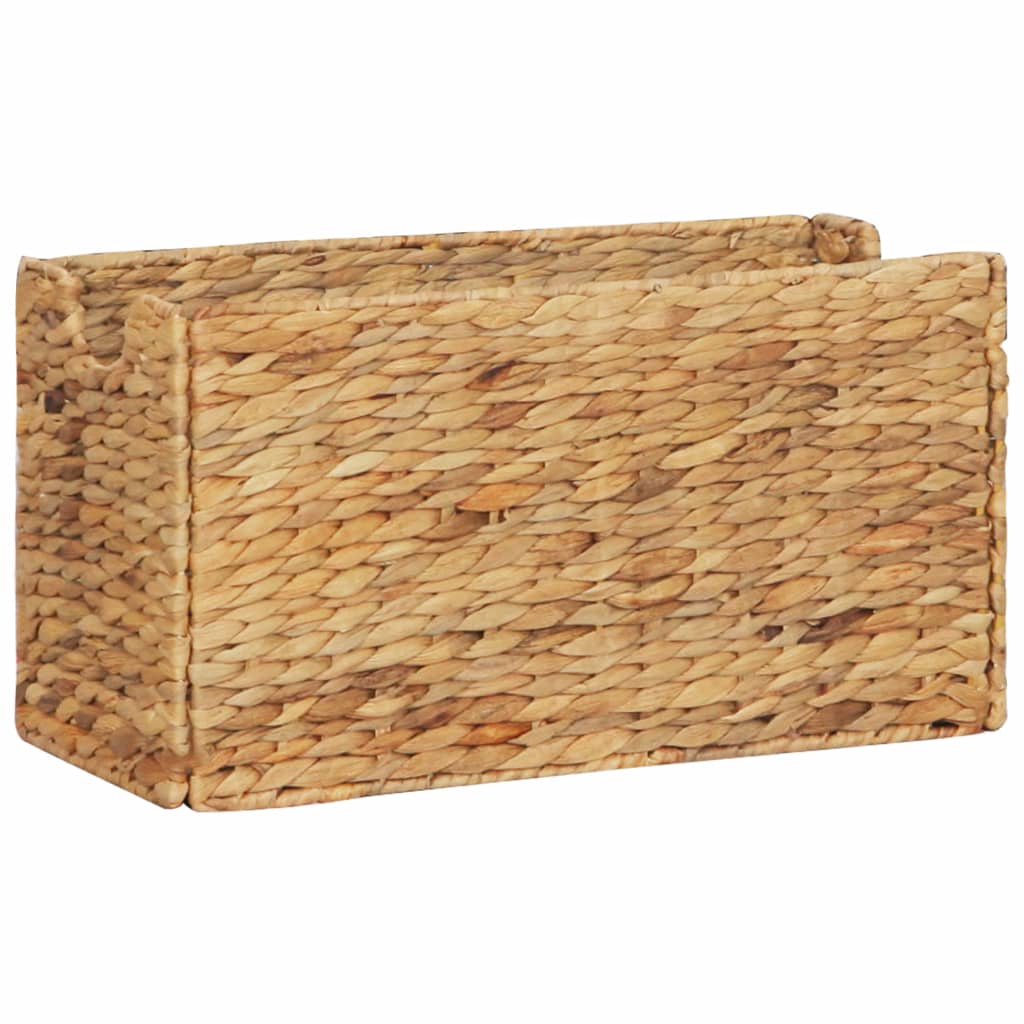Sideboard 88x53x43 cm Solid Oak Wood and Water Hyacinth