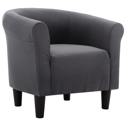 Armchair Black Fabric