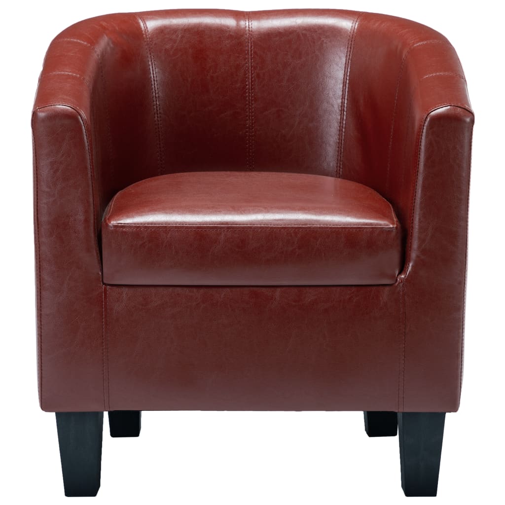 Tub Chair Wine Red