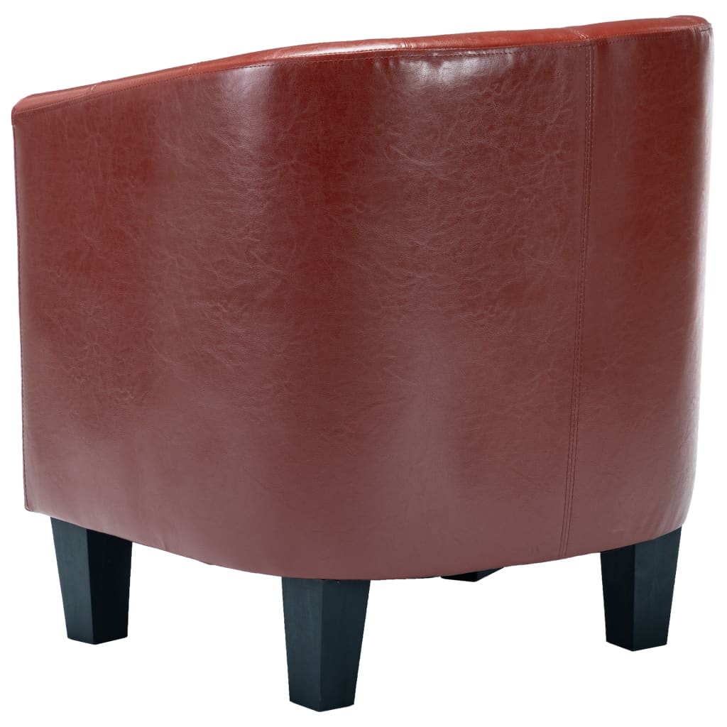 Tub Chair Wine Red