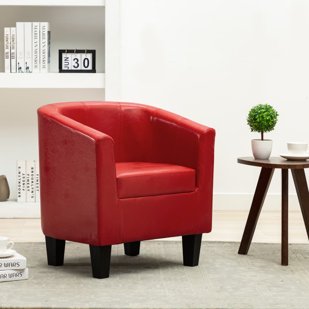 Tub Chair Red