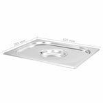 Pan Lids 2 pcs Stainless Steel