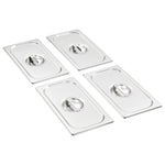 Pan Lids 4 pcs Stainless Steel