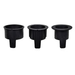 Umbrella Stand with Weight Plates Black