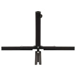 Umbrella Stand with Weight Plates Black