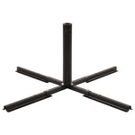 Umbrella Stand with Weight Plates Black